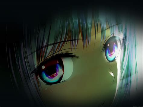 Af Eye Pure Girl Dark Anime Art Illust Papers Co