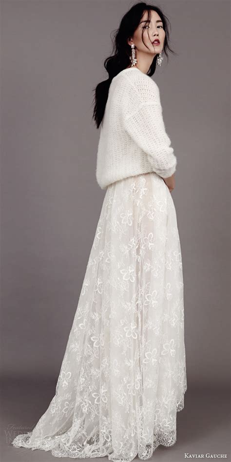 Creamy cardigan with long sleeves and a row of buttons on the back. Kaviar Gauche 2015 Wedding Dresses: Papillon D'Amour ...
