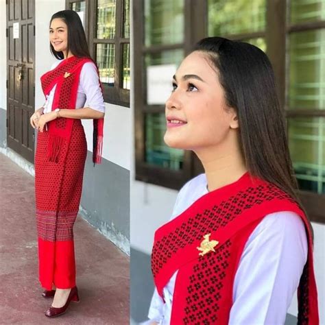 Mon Dress Traditional Outfits Myanmar Traditional Dress Traditional