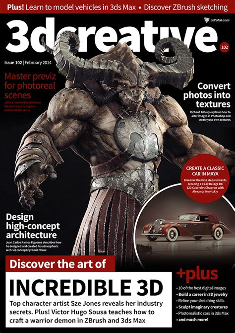 3dcreative Issue 102 February 2014 Download Only 3dtotal Shop