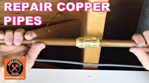 Let's start by listing the tools and supplies you'll use which can be found at your local. Repair Copper Pipe Leaks with SharkBites (Super EASY ...