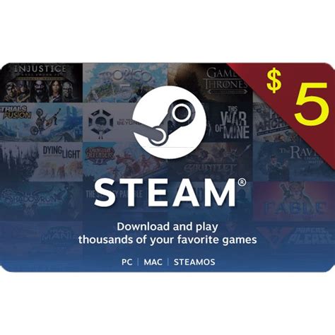 Steam wallet code is steam's prepaid card used to deposit and reload the stated value into your steam account balance, which you can use to buy your favourite games. $5.00 Steam Gift Card - Steam Gift Cards - Gameflip