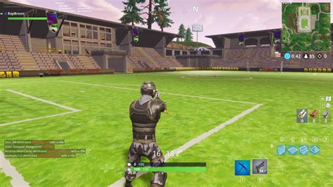 Fortnite Season 4 Guide Score A Goal On Different Pitches Pitch