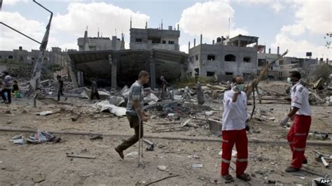 Gaza Conflict Israeli Partial Ceasefire Slows Violence Bbc News