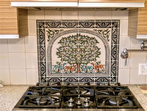 10 Ceramic Tile Murals for Kitchen Backsplash Collections | Kitchen