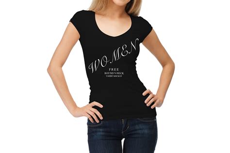 Download Free Women T-Shirt Mockup on Behance