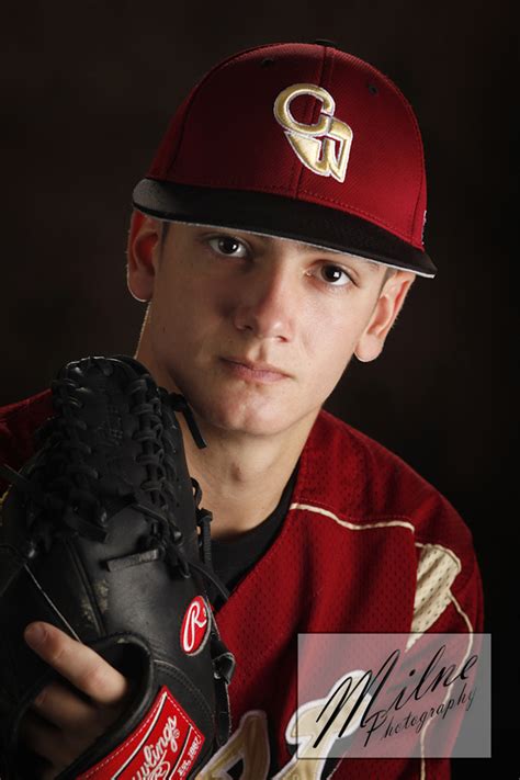 Baseball Fresno Senior Portraits Milne