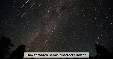 Geminid Meteor Shower Best Peak Timings And Where To Watch It Live