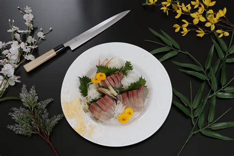 Sashimi Hiramasa Yellowtail Amberjack Or Kingfish Syosaku Japan