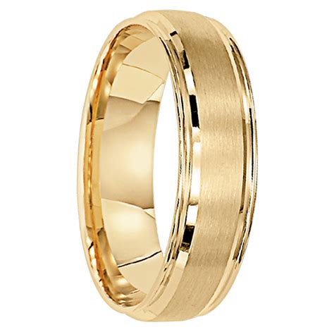 6 Mm Unique Mens Wedding Bands In 10kt Gold Luxembourg 10