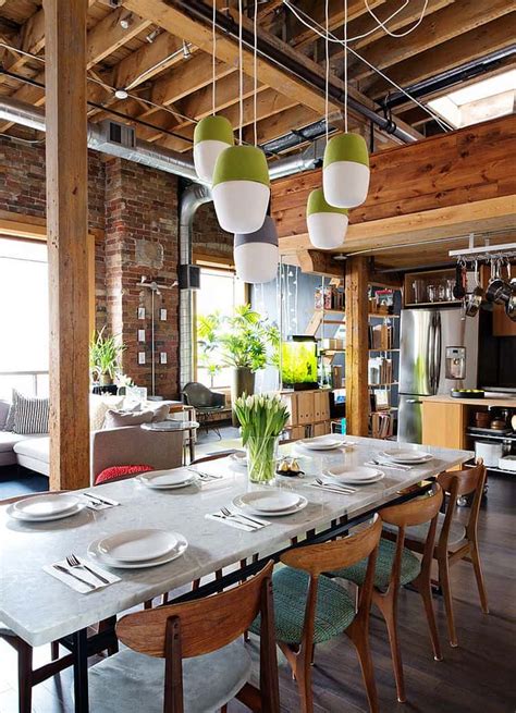 Decorating Trends 2017 Industrial Dining Room