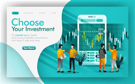 Choose Good Investment And Saving Vector Illustration Concept People
