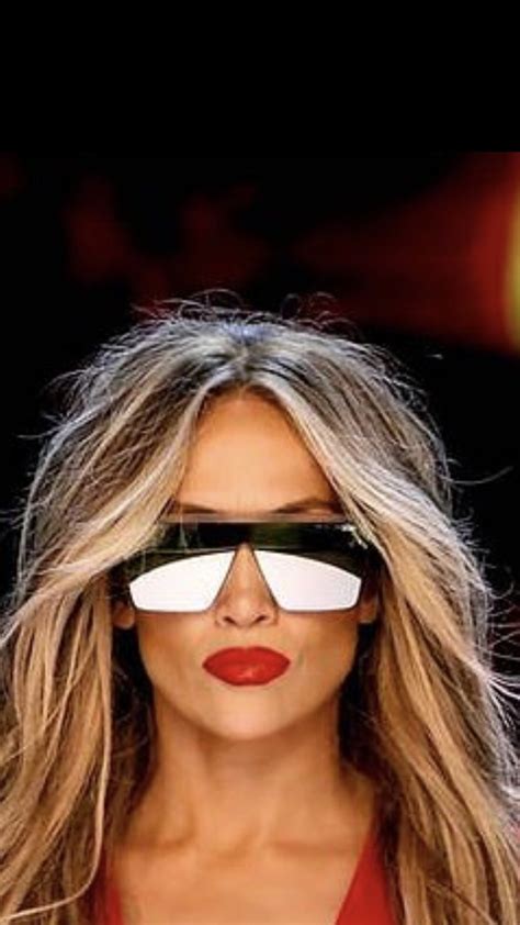 Sunglasses Mirror Jennifer Lopez Celebrity Metallic Silver