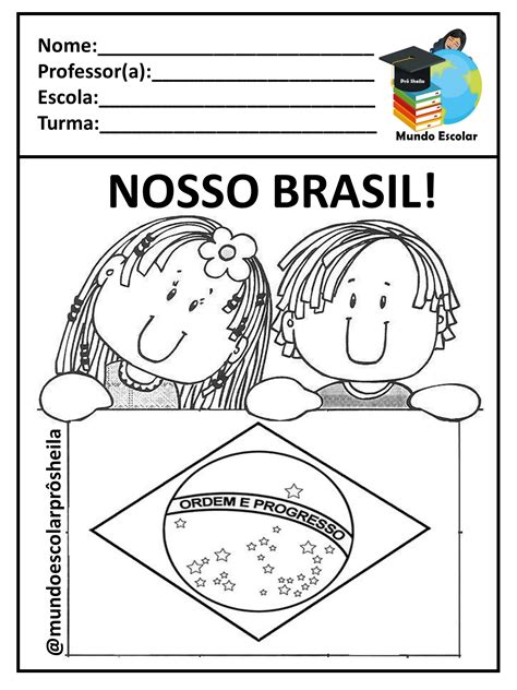Bandeira do Brasil Atividade educação infantil