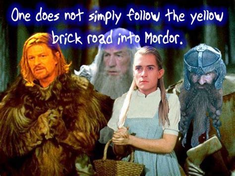 [image 14488] one does not simply walk into mordor know your meme