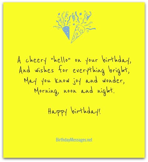 You are so full of fun 7 humor. Rhyming birthday Poems
