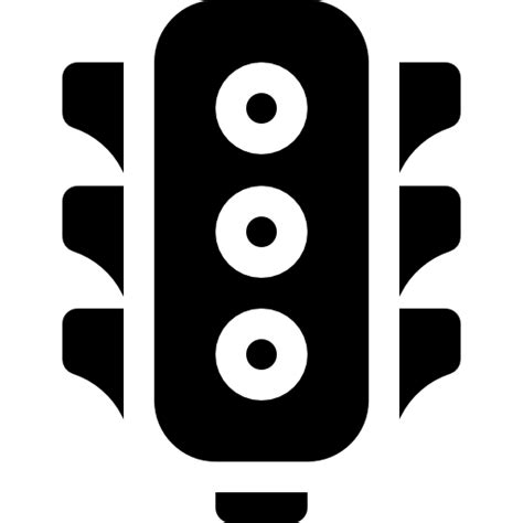 Traffic Light Basic Rounded Filled Icon