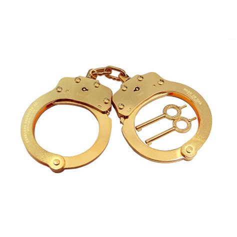 Gold Peerless Handcuffs