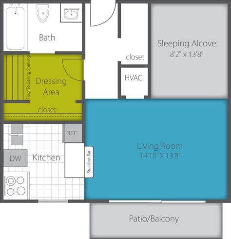 Studio Renovated Floor Plan Floor Plan Free Transparent Png