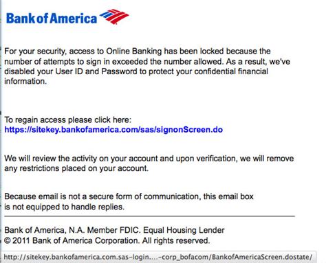 Letter from bank of america confirming bank information needed to accept incoming electronic funds transfers (eft). The Daily Scam | Bank of America