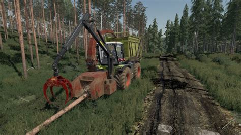 Claas Xerion Wood Crusher Fs22 Mod Mod For Farming Simulator 22