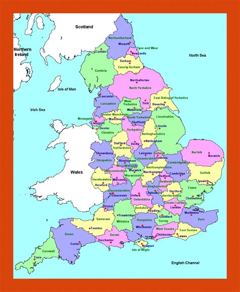 England Map Maps Of England And Its Counties Tourist And Blank Maps Motoring Atlas