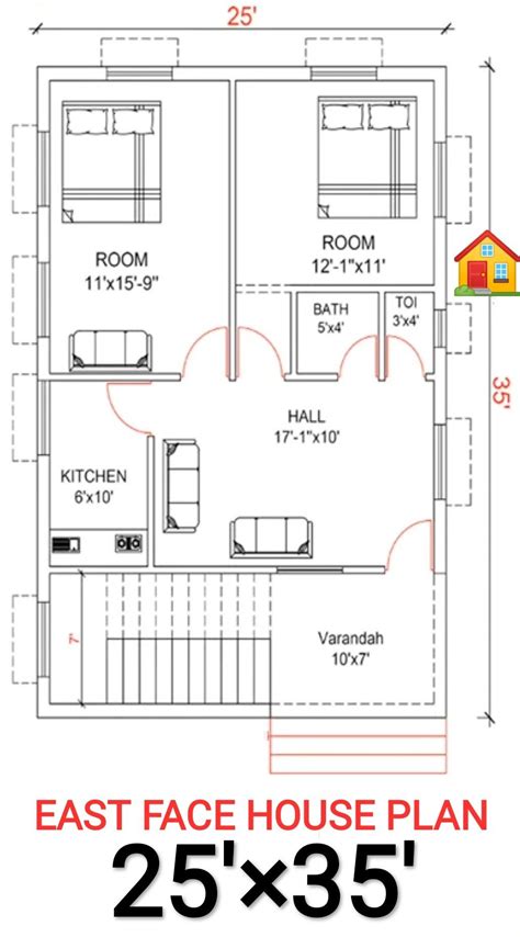 Small House Plan 2bhk House Design Mini House Plans 20x30 House Plans