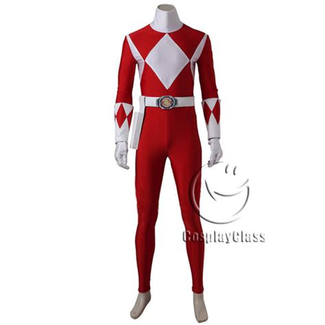 Mighty Morphin Power Rangers Geki Tyranno Ranger Cosplay Costume