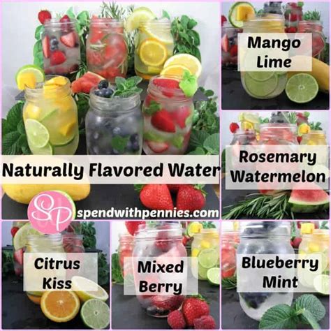 Fruit Flavored Water Recipes