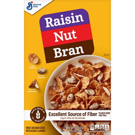 Raisin Nut Bran Breakfast Cereal 208 Oz