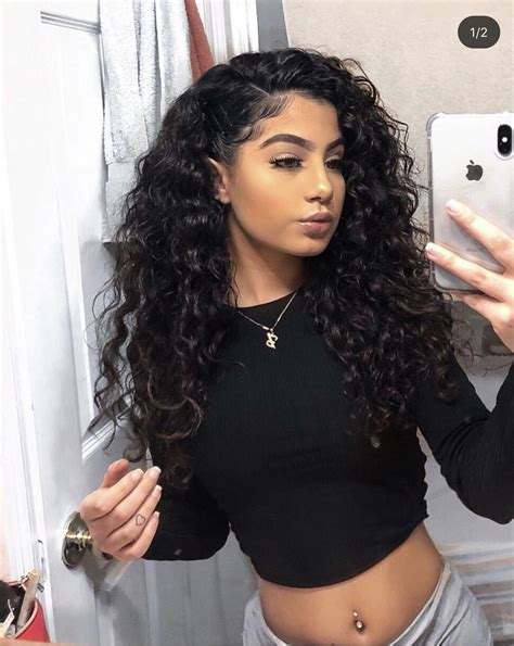 pin by yanitza 💛 on hair curly hair styles naturally baddie hairstyles latina hair