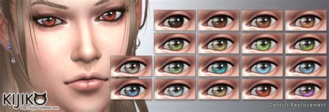 Eye Colors Default Replacement Non Default Vampires Kijiko