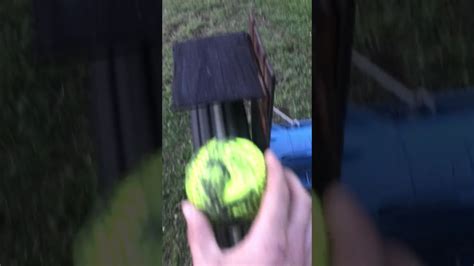 Diy Pitching Machine Homemade Softball How To Youtube