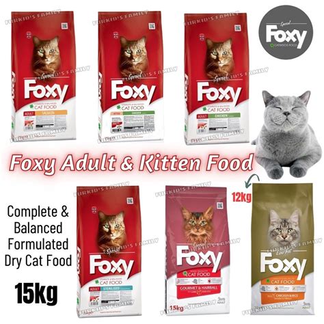 Foxy Super Premium Cat Dry Food Complete And Balanced Food For Adult