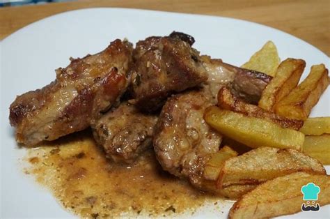 Costillas De Cerdo En Salsa De Vino Blanco ¡muy Fácil