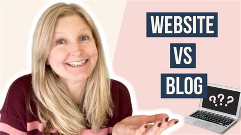 Website Vs Blog What S The Difference Between A Website And A Blog Youtube
