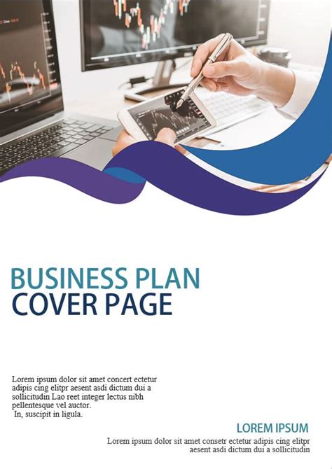Business Plan Cover Page Template Word