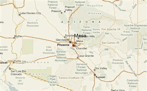 Mesa Location Guide
