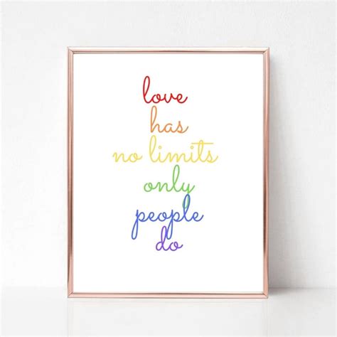 love has no limits wall art love inspirational quotes etsy