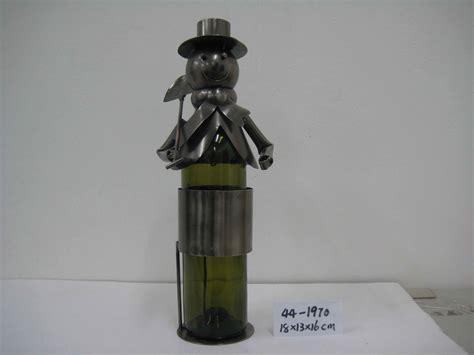 Aluminum corporation of china limited (ach). Bonhomme de neige en métal Bouteille de vin Titulaire -Bonhomme de neige en métal Bouteille de ...