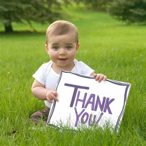 Thank you sweet baby jesus! A Child's "Thank You" Human Story