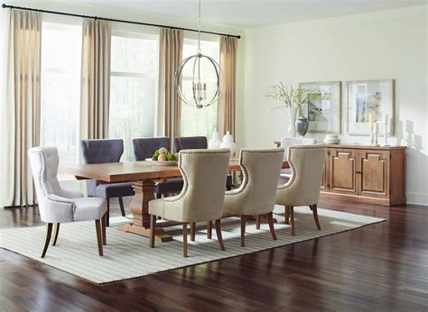Transitional Gray Wood Dining table Florence by Coaster ...