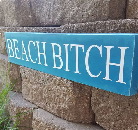 Funny Beach Sign Beach Decor Beach Shelf Sitter Beach Signs Etsy
