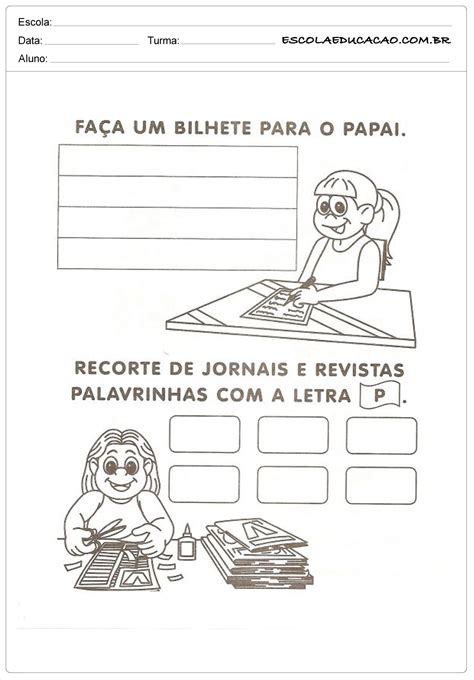 Bilhete Para Os Pais Sobre Tarefa