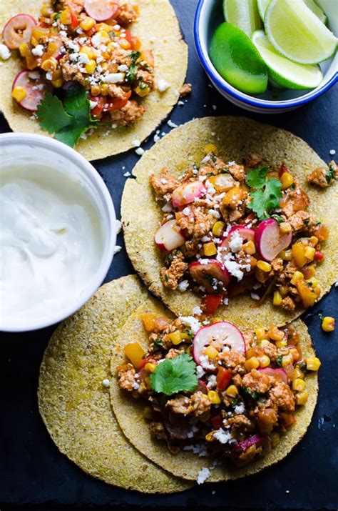 20 ways to use chicken mince stay at home mum. Ground Chicken Tacos - iFOODreal