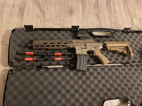 Sold Tm Hk416 Delta Special Edition Recoil Shock Hopup Airsoft