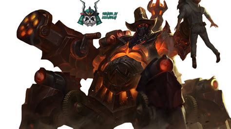 High Noon Urgot Render By Lol0verlay High Noon League Of Legends