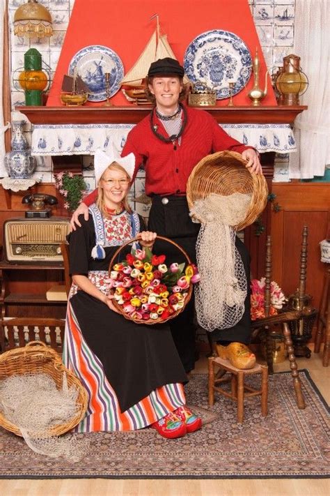 Wearing Dutch Costumes In Volendam Of Course Take A Photo With That