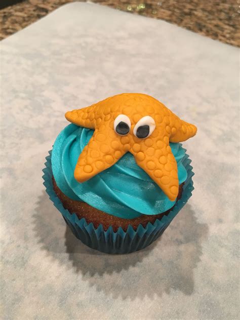 Starfish Cupcakes Party Buffet Cupcakes Beach Party