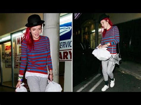 Bella Thorne Dons Wacky Attire During Dinner Date With Friends Youtube